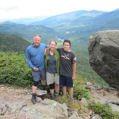 David and Laura McGrath with Henry at Glen Boulder Trail