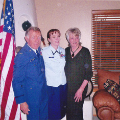 Albuquerque, NM reinlisting in the Air Force