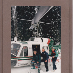 Helicopter skiing