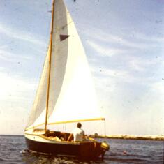 Herb sailboat at Hanscom AF Base, Mass