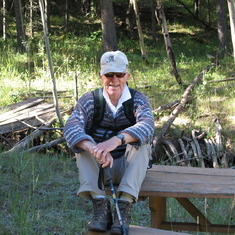 My Angel Fire hiking friend and life time buddy.043