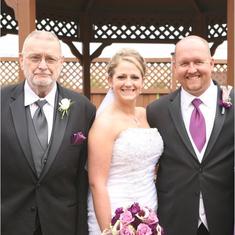 Grandpa, Me & Jake on our wedding day.