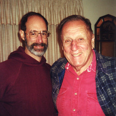 Jon and Dad, May 2001
