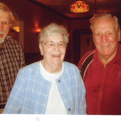 This photo was mailed to  us from Dad's long-time friends, Hank and Kay Schwalenstocker.  It was taken last year at our (and Herb's) favorite restaurant, The Red Fox in Saranac Lake.  Hank writes: "We miss our dear friend but we have great memories of his