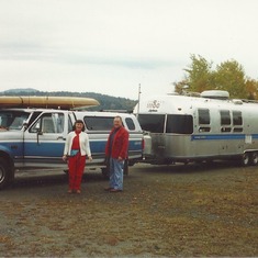 Mom Dad The Rig on The Beach 1992