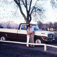 New truck.Bette.Herb.1971