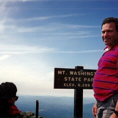 Herb summits Mt Washington