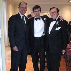 With his Sons at Jay's Wedding
