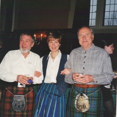 April 2000 - a break during the annual Scottish Country Dance Ball in Victoria Hall ...