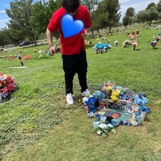Went to see you yesterday for the first time my nigga your forever in our hearts LLC love you fam
