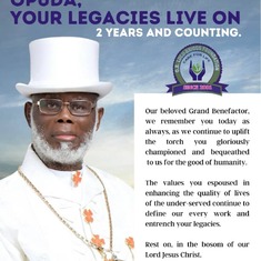 O.B. Lulu-Briggs Foundation members its grand benefactor....