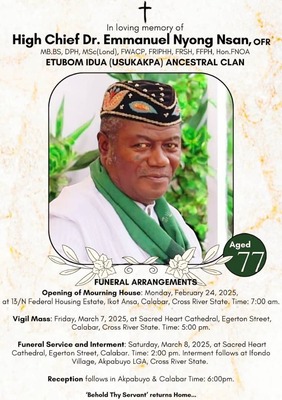 High Chief Dr. Emmanuel Nyong Nsan, OFR