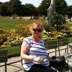 Sunny day in Luxembourg Garden