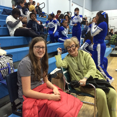 February 3, 2014, during a break in the Pali High Basketball Game.  Go Dolphins!