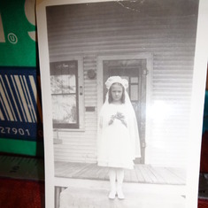 First Holy  Communion 1947 8 yrs old