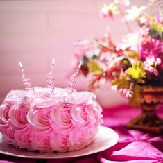 A cake is a symbol of sweetness and you were so genuine and kind.   Lovingly Claudia