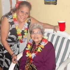 My mom and me - New Years Eve 2009