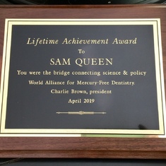 This came in the mail for Sam just before he passed - he was so touched by it.