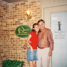 With granddaughter Stacy - 2002