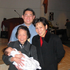 Emma's Baptism January, 2003