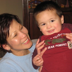 2008 with grandson, Josh