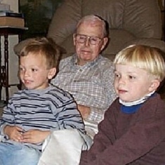 Papa loved his boys!