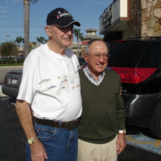Dad and Uncle Dan out for Breakfast 2011