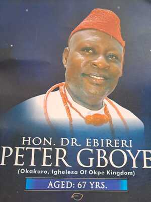 Hon. Chief Dr Peter Ebireri