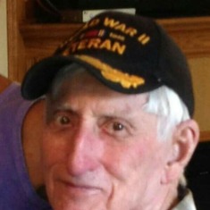 Dad in his WW 11 veteran hat -