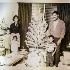 1965 Christmas, Dad and mom were 27 years old, we just moved to Carson and the Watts Riots had happened.