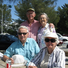 Dwayne, Jean, Carl and Wanda - 2014 at Venice FL