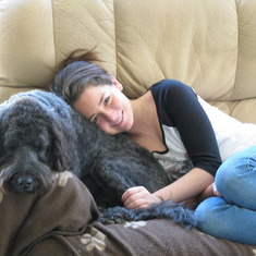 Happy places - Katie, Eli, and his favorite recliner
