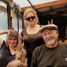 Deb, Dorothy and Tom. July 2018