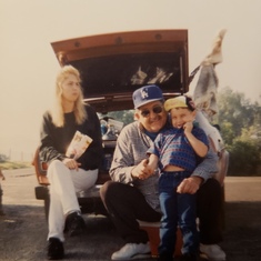 Michelle , Grandpa Tom and Brent. 2003