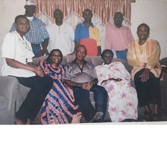 Eze Oforduru with his Ugoeze and family