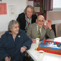 Hugh's 90th birthday, Apr 2008