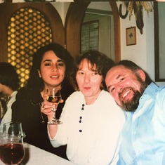 Cathy, Elisabeth Kentzler (RIP)  and Peter in Ellwangen, Germany