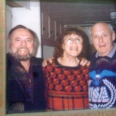 Peter with Christa (eldest sister) and Hans(older brother)