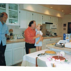 Michael, Peter and Ana taken at our kitchen in Aptos CA