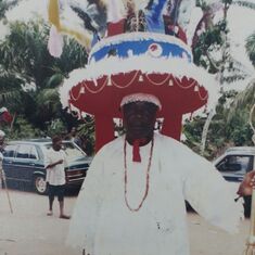 Ichie Eze-ekegwu on his coronation day.