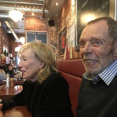 Ian and Shirley Dawe at Kingston's Le Chien Noir—January 2018.
