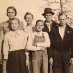Bud, Fred, Jane, Lucille and parents.