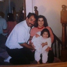 Ozzie, Adriana and his oldest daughter Lauren
