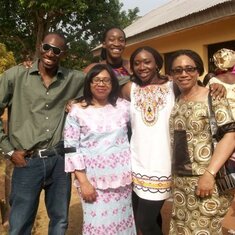 Kelechi, Ugonna, Ijay with aunties Jeje and Rose