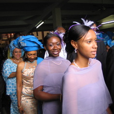 Ijeoma at Adaeze & Bab's wedding - June 2005