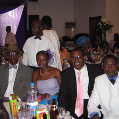 Uncle Eprahim, Ijey, Obi & Kelechi at Adaeze & Bab's wedding - June 2005