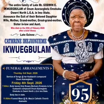 Ikwuegbulam ihejionueme Catherine