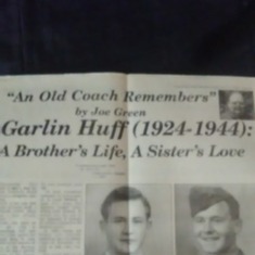 One of my mother's brothers Garlin Huff