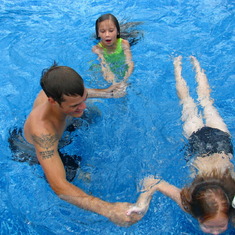 swimming with uncle brent 2011