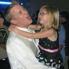 uncle nick and imogin at nick's wedding 2008